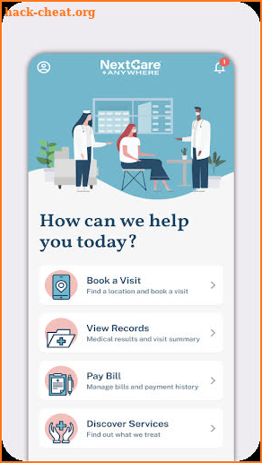 NextCare Anywhere screenshot