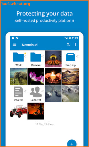 Nextcloud screenshot