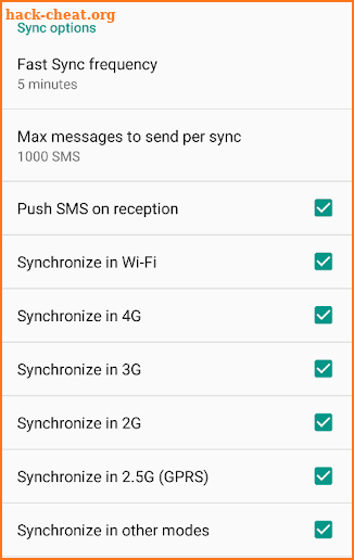 NextCloud SMS screenshot