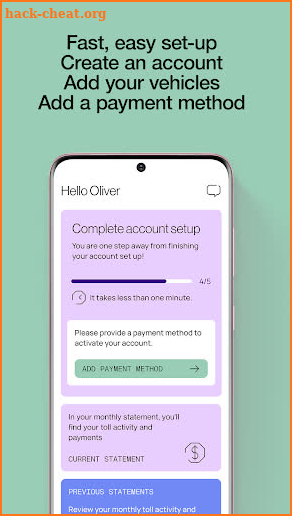 NextPass Easy Toll Payments screenshot