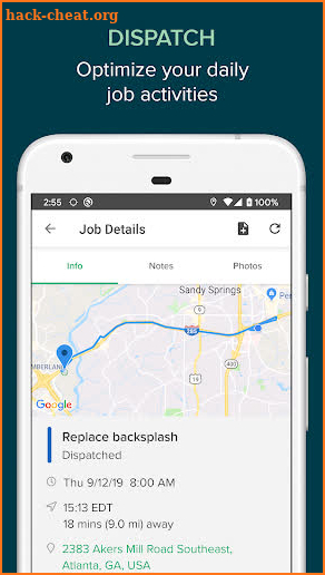 NexTraq® Connect Worker App screenshot