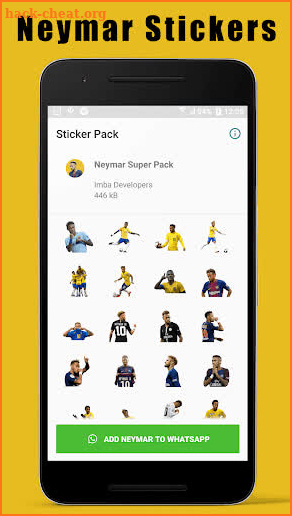 Neymar Stickers For WhatsApp screenshot