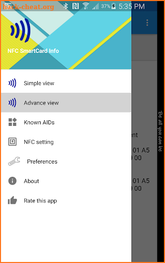 NFC Smart Card Info screenshot