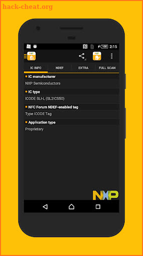 NFC TagInfo by NXP screenshot
