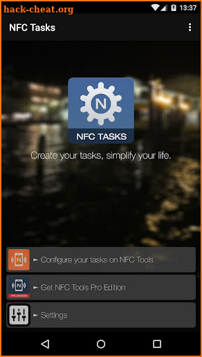 NFC Tasks screenshot