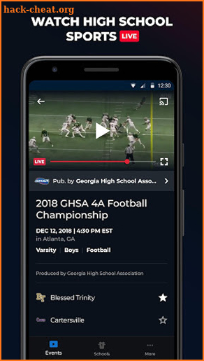 NFHS Network TV screenshot