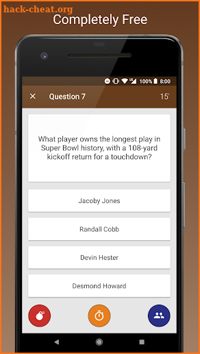 NFL Fan Quiz screenshot