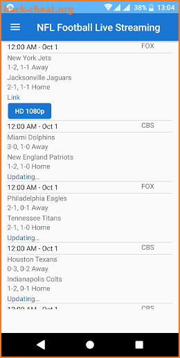 NFL Football 2018 Live Streaming screenshot