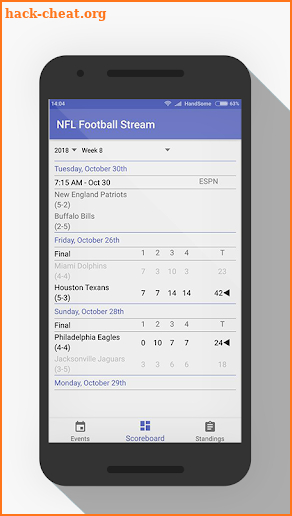 NFL Football Live Streaming screenshot