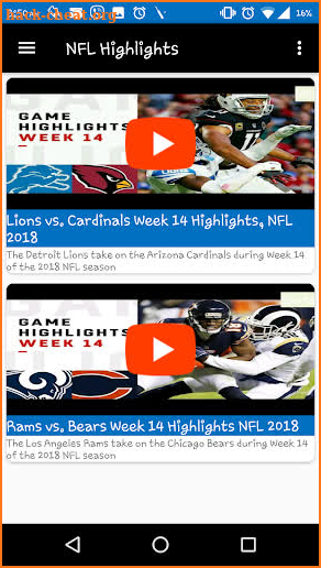 NFL Highlights screenshot