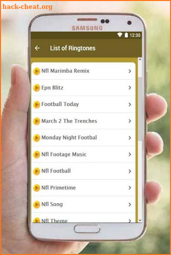 Nfl ringtones free screenshot