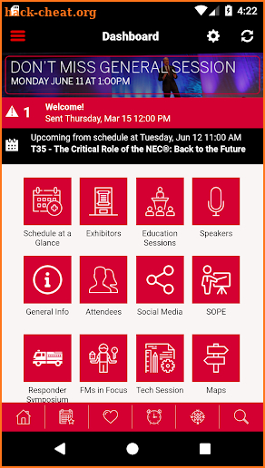 NFPA Conference & Expo screenshot