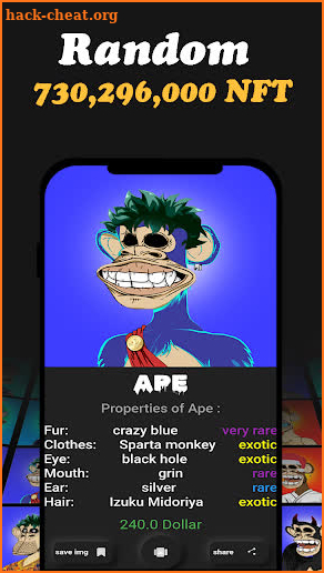 NFT Creator Ape screenshot