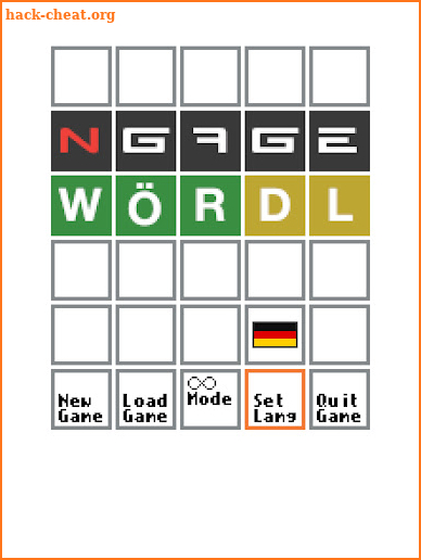 NG Wordl screenshot