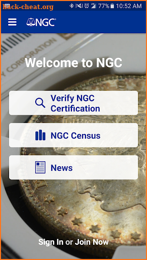 NGC screenshot