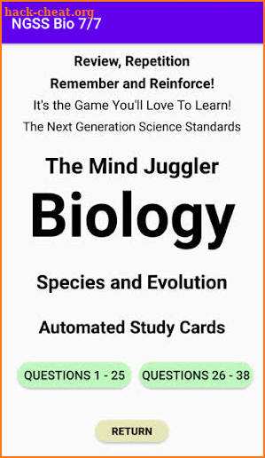 NGSS Biology - Study Cards, 7 of 7 screenshot