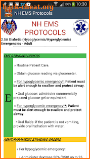 NH EMS Protocols screenshot