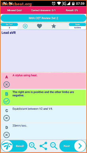 NHA CET EKG-ECG Technician Exam Prep Questions App screenshot
