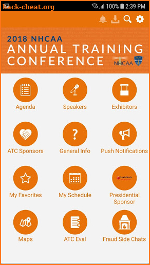 NHCAA Annual Event screenshot