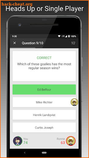 NHL Fan Quiz screenshot