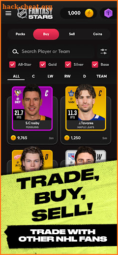 NHL Fantasy Stars screenshot