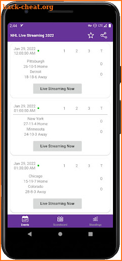 NHL Live Streaming 2022 screenshot