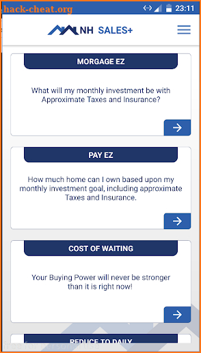 NHSales+ Easy Mortgage Calculator and Training App screenshot