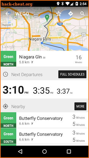 Niagara Falls WEGO Bus - MonTransit screenshot