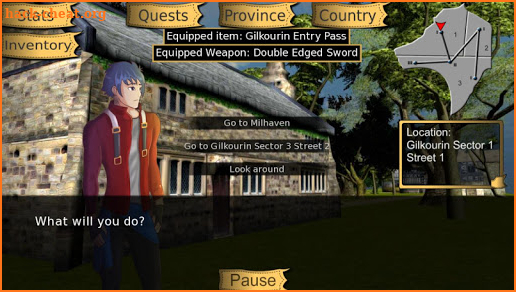 Niara: Rebellion Of the King Visual Novel RPG screenshot