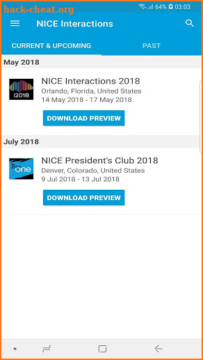 NICE Interactions screenshot