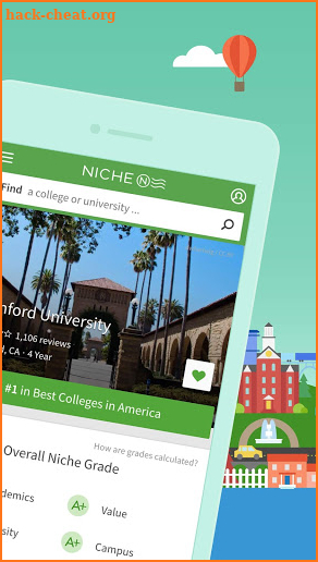 Niche: College, K-12, and Neighborhood Search screenshot