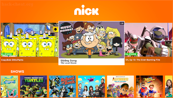 Nick for Android TV screenshot