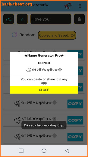 Nickname Generator Free F - Nickname For Games screenshot