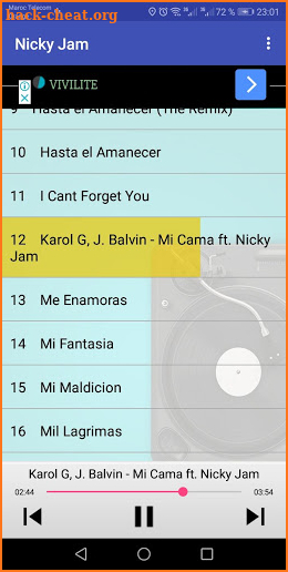 Nicky Jam Songs screenshot