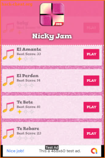 Nicky Jam Te Robare Piano Games Songs 2019 screenshot