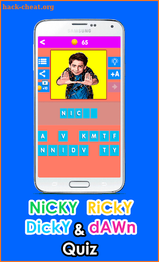 Nicky Ricky Dawn Quiz screenshot