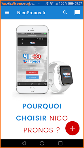 NicoPronos.fr screenshot