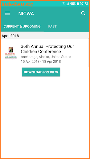 NICWA Annual Conference screenshot