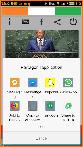 Niger TV en direct screenshot