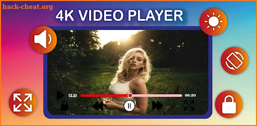 Night 4K HD Video Player screenshot