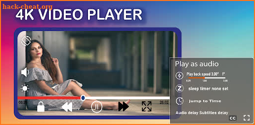 Night 4K HD Video Player screenshot