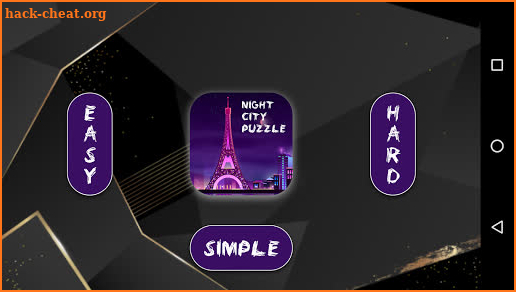 Night city puzzle screenshot