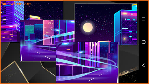 Night city puzzle screenshot
