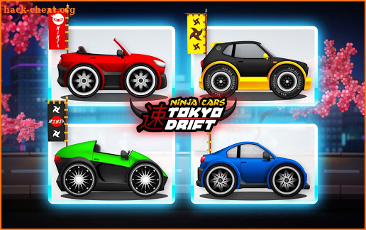 Night City Tokyo Drift: Clumsy Ninja Chasing Cars screenshot