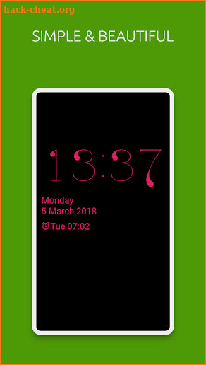 Night Clock with alarm and date screenshot