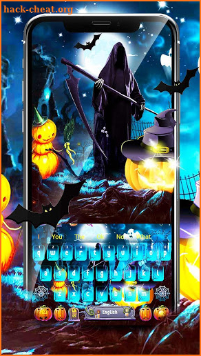 Night Halloween Ghost Keyboard screenshot
