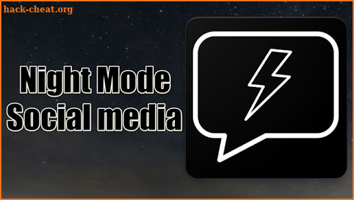 Night Mode Social Media | Night Theme screenshot