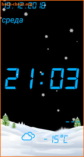 night talking clock screenshot
