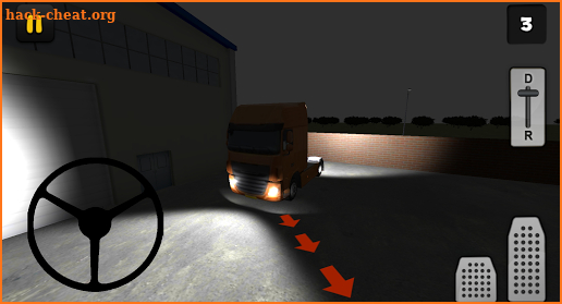 Night Truck 3D: Factory Parking screenshot