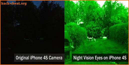 Night vision camera Simulated screenshot